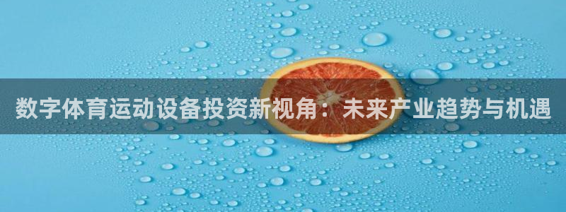 3377体育中国官方网站入口：数字体育运动设备投资新视角：未来产业趋势与机遇
