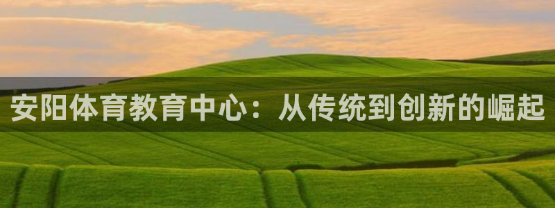 3377体育app官网下载地址：安阳体育教育中心：从传统到创新的崛起