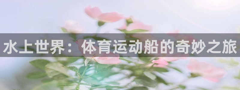 3377体育是正规平台吗：水上世界：体育运动船的奇妙之旅