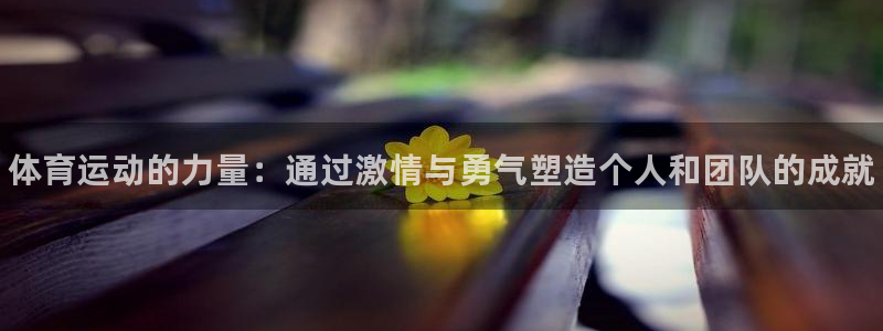 3377体育靠谱吗：体育运动的力量：通过激情与勇气塑造个人和团队的成就